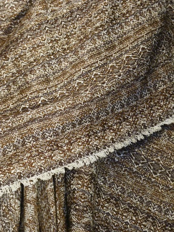 Chaîne Bourrettes de soie-trame laine &soie